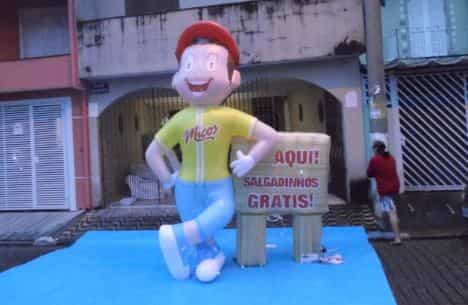 Mascote Inflavel em Salvador Bahia