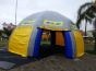tenda inflavel com cortinas
