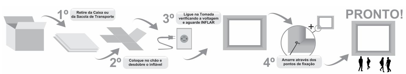 manual tenda Inflavel