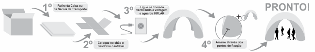 manual de instalacao stand inflavel